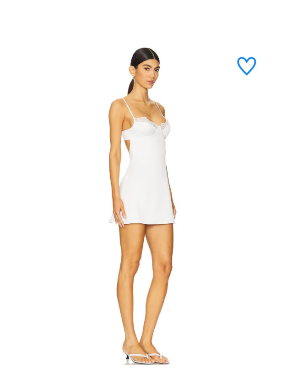 Superdown Sorena Slip Dress|White|Large|NWT|